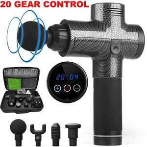 CARBON FIBER THERAPY GUN MASSAGER
